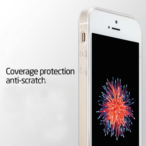 Étui transparent avec design TPU souple et absorption des chocs de Bumkins motif floral mince pour iPhone