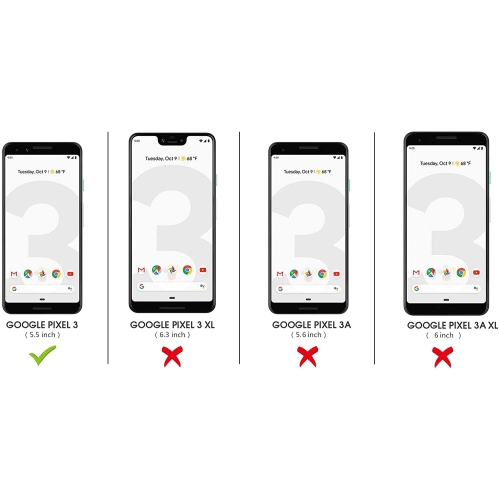 Pixel 3 Case Silicone, Slim Liquid Silicone Gel Rubber Shockproof Soft Microfiber Cloth Lining Cushion