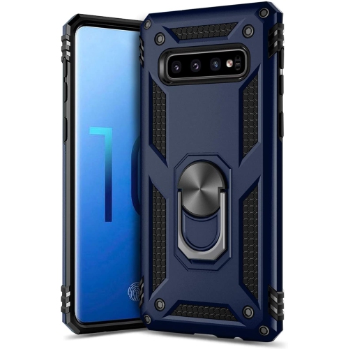Ring Kickstand Phone Case for Samsung Galaxy S10,Heavy Duty Dual Layer Drop Protection Case for Galaxy