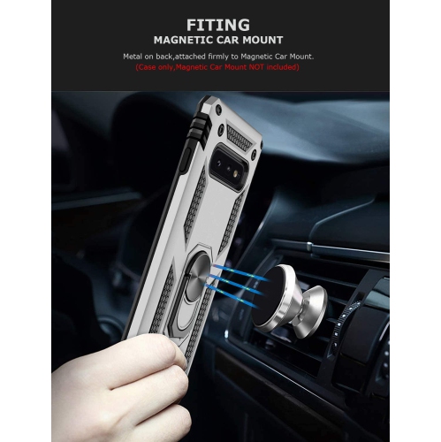 Étui béquille de Ring pour Galaxy S10e de Samsung, Étui robuste double couche résistant aux chutes pour Galaxy
