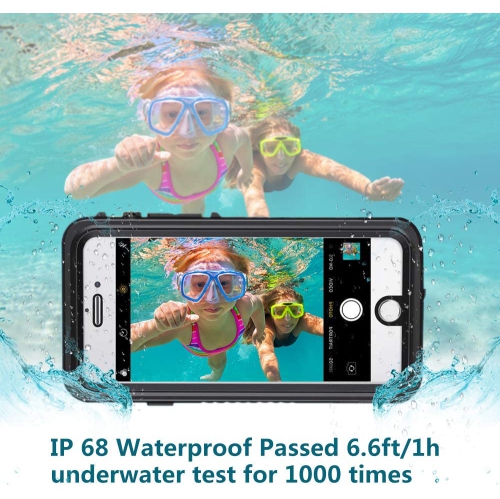 iPhone 8 Waterproof Case, iPhone SE 2020 / 7 Case, Built-in Screen Protector Shockproof Waterproof Snowproof