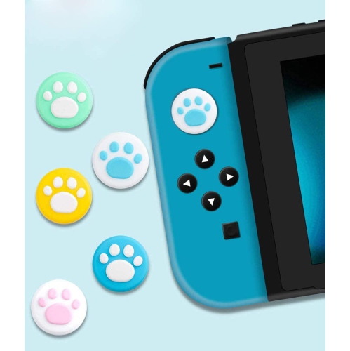 Silicone Analog Controller Thumb Stick Joystick Grips Cap for Switch NS & Switch Lite Controller Joy-Con ThumbStick