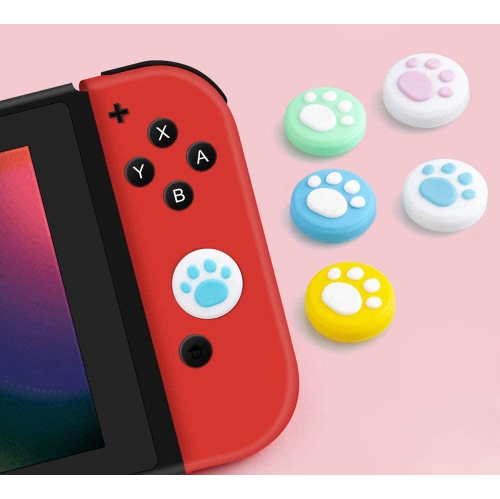 Silicone Analog Controller Thumb Stick Joystick Grips Cap for Switch NS & Switch Lite Controller Joy-Con ThumbStick