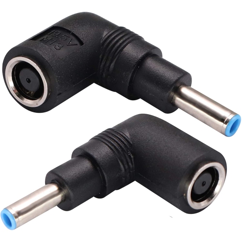 ALBERTATECH  90 Degree Laptop Power Adapter 90 Degree Dc 7.4MM X 5.0MM Female to 4.5MM X3.0MM Male Charging Dc Power