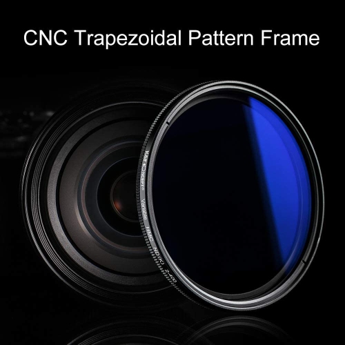 62mm ND Filter Slim Variable ND2-ND400 Filter Adjustable Fader Density Slim Waterproof