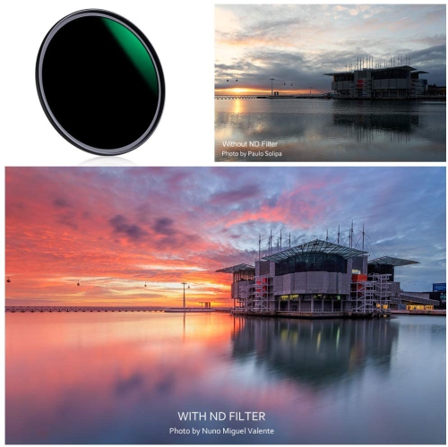 58MM Filter Kit CPL+ND8+ND64 18-Layer MRC Slim Circular Polarizing Density Filter for Camera Lenses