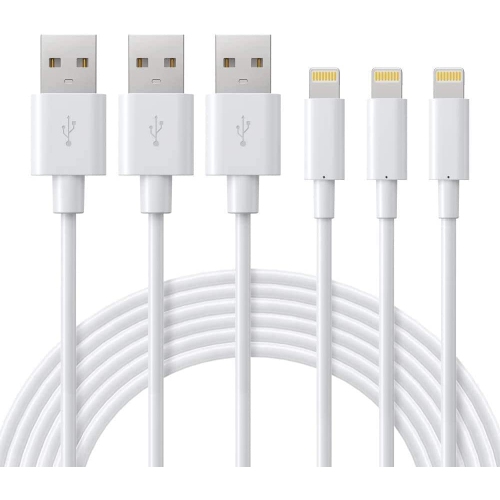 iPhone Charger Cable, 3 Pack 6ft iPhone Charger Cord, Mfi Certified Lightning Cable, Compatible with iPhone 11