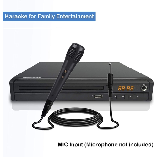 Lecteur DVD pour téléviseur, avec sortie HDMI AV, microphone de karaoké, entrée USB, système NTSC PAL intégré, sans région, DVD HD1080P