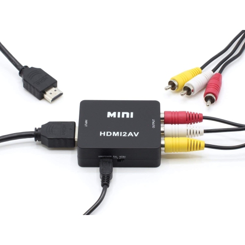 Convertisseur HDMI à RCA - convertit de HDMI - ne fonctionne pas en marche arrière - CONVERSION ASCENDANTE -