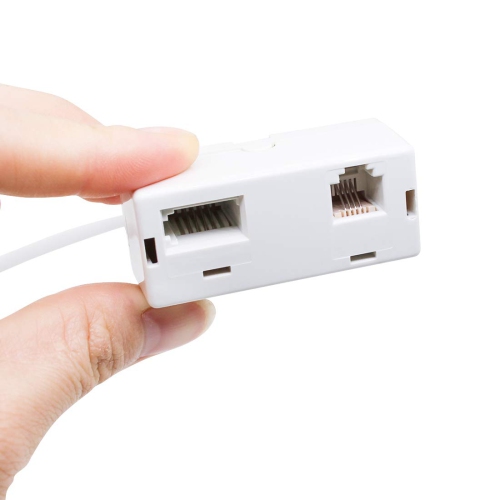 RJ45 to BT RJ11 Secondary Splitter Telephone Adapter RJ45 Plug Male TO BT RJ11 Femle Cord Separator for Converter RJ45