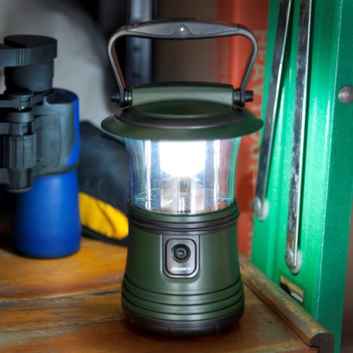 400 Lumen Rugged Camping Lantern with Amber Night Light Mode
