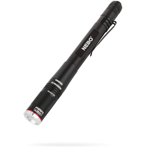 Rechargeable Pen Light Flashlight 360-Lumens Inspector Rechargeable Flashlights Features Flex Power, Meaning it