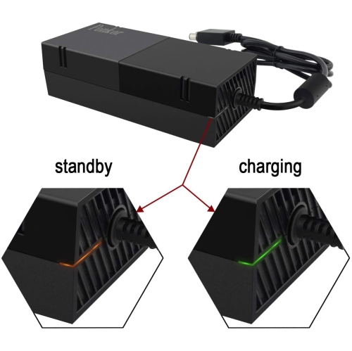 Xbox One Power Supply [Latest Version] Xbox one Power Brick Power Box Block Replacement Adapter AC Power Cord Cable