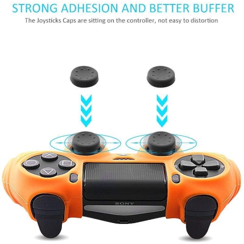 Skin compatible with PS4 controller, Silicone Cover Protector Case for Sony PS4/PS4 Slim/PS4 Pro Controller