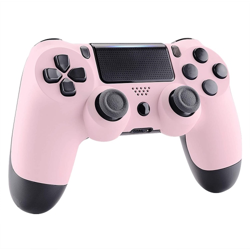 Cherry Blossoms Pink Faceplate Cover, Soft Touch Front Housing Shell Case for PS4 Slim Pro Controller