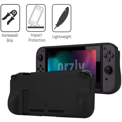 Switch Accessories, Essentials Pack for Nintendo Switch (Bundle Includes: Glass Screen Protectors, USB Charging
