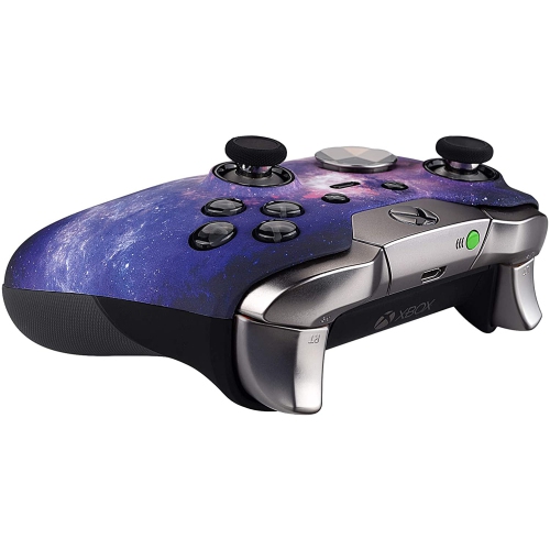 Nebula Galaxy Patterned Faceplate Cover, Soft Touch Front Housing Shell Case, Comfortable Soft Grip