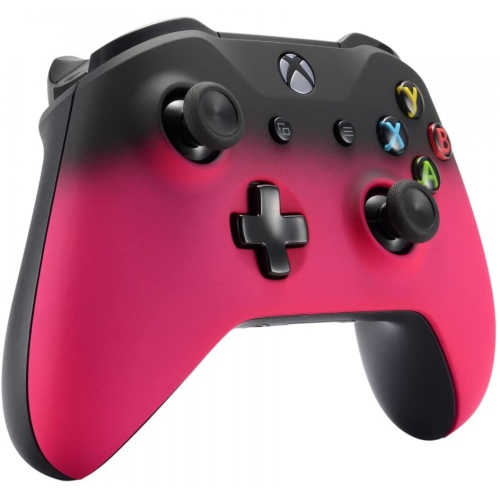 Shadow Rose Red Faceplate Cover, Soft Touch Front Housing Shell Case, Comfortable Soft Grip Replacement Kit