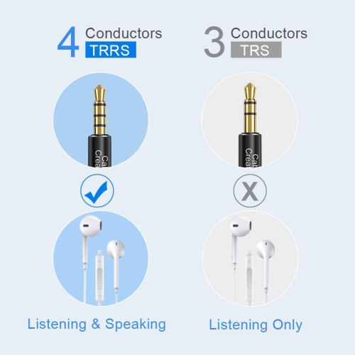TRRS 3.5mm Audio Cable 6 Feet, 90 Degree 3.5mm Male to Male Aux Cable/Right Angle 4 Pole Auxiliary Stereo