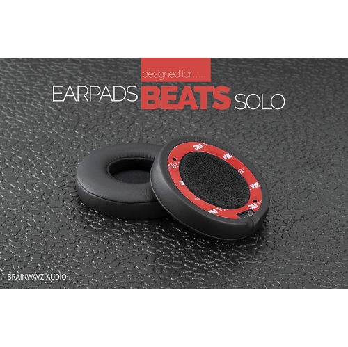 Earpads Compatible with Beats Solo 2 & 3 Headphones Wireless, Replacement Memory Foam Ear Pads, Easy to
