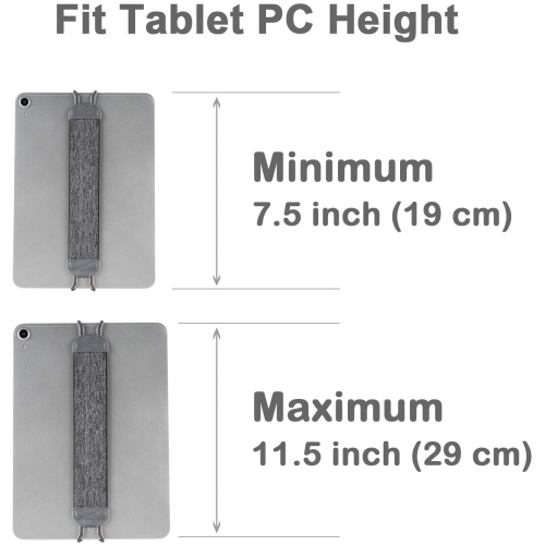 Security Hand Strap Holder for Tablets, iPad, & e-Readers - iPad Pro, iPad, iPad Mini 4, iPad Air 2, Samsung Galaxy