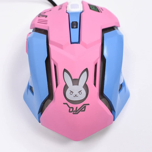 Mouse Breathing LED Backlit Gaming Mouse D.VA Genji ReaCooper Wired USB Computer Mouse for PC& Mac E-sports Gamers