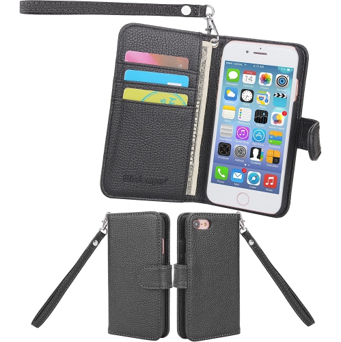 iPhone SE 2020 Case, iPhone 8 Case, iPhone 7 case, Premium PU Leather Wallet Case Protective Cover