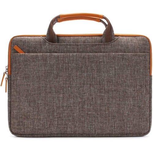 10.1 Inch Multi-Functional Laptop Sleeve Business Briefcase Messenger Bag with USB Charging Port for 10.1-10.5