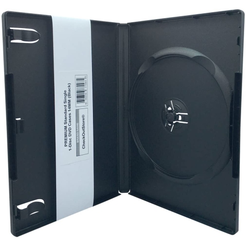 Premium Standard Single 1-Disc DVD Cases 14mm