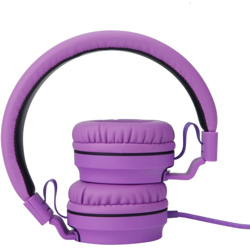 952 Stereo On Ear Foldable Headphones, Adjustable Headband with Microphone 3.5mm for Adults Childrens Kids,