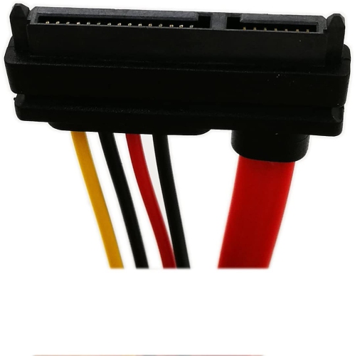 22-pin Sata Male to Female Data and Power Combo Extension Cable - Slimline Sata Extension Cable M/f -