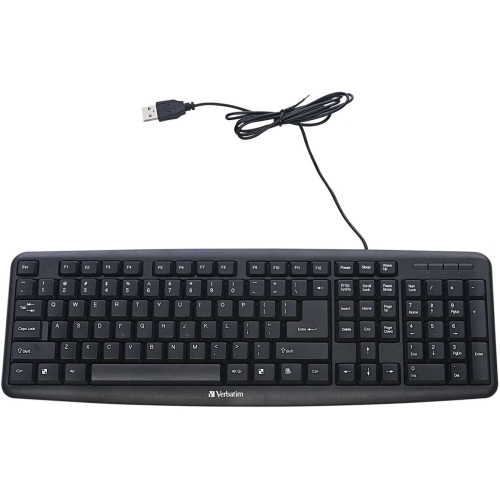 Slimline Corded USB Keyboard - Black FFP