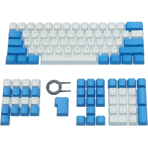ALBERTATECH  Keycaps Backlit Doubleshot Translucent Oem Profile Top Print Cherry Mx Key Caps for Ansi Layout 104/87 Tkl/60%/108