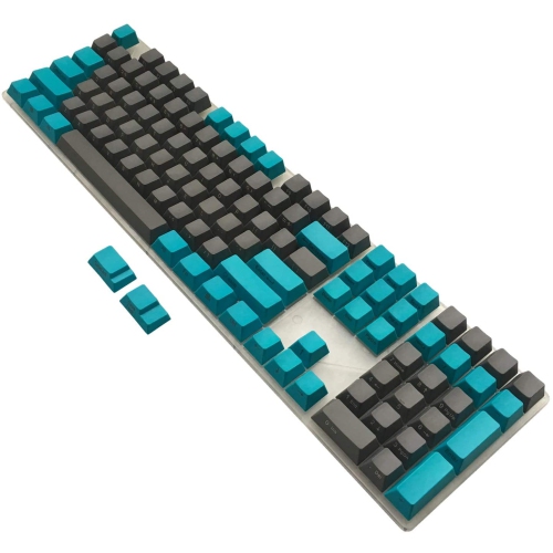 Keycaps Side/Front Print Keycap Set OEM Profile Non-Backlit Thick Cherry MX Key Caps with Key Puller