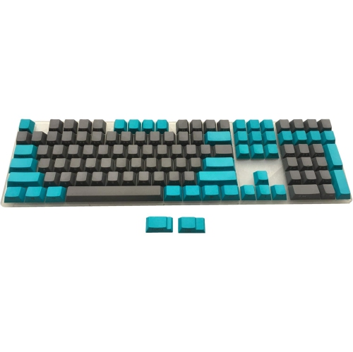 Keycaps Side/Front Print Keycap Set OEM Profile Non-Backlit Thick Cherry MX Key Caps with Key Puller