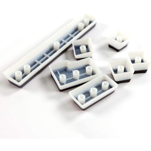 Keycaps Backlit Pudding Keycap Set Doubleshot Translucent OEM Profile with Keycaps Holder and Puller