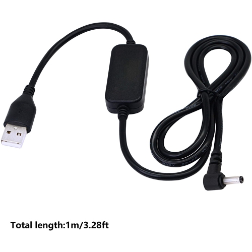 3.28ft USB 5V to DC 12V Converter Step Up Voltage Converter Power Cable,For Camera/ Tablet/ Bluetooth speakers
