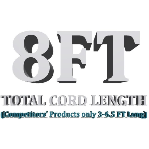 2.5 Meter Long Long AC/DC Adapter/Adaptor Compatible with 9V Casio CT-615 Keyboard Power Supply Cord