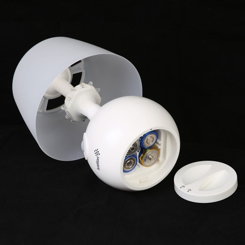 12-LED Battery Operated Motion Sensing Table Lamp - Dual Color Range - Available Settings Include Manual &