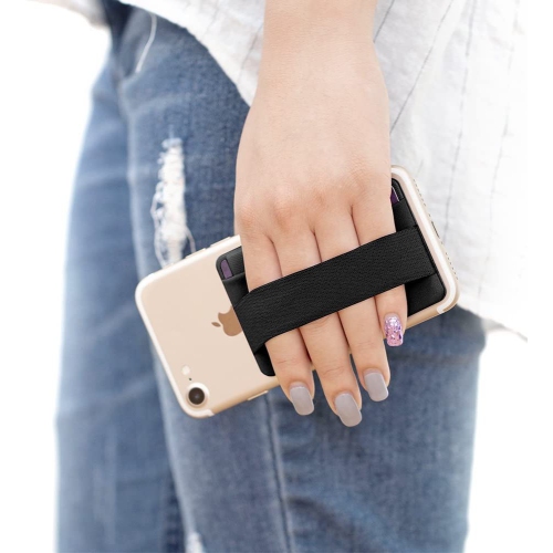 Phone Grip Credit Card Holder for Phone, Stick-On Phone Card Case, Secure Phone Finger Strap for iPhone Case.