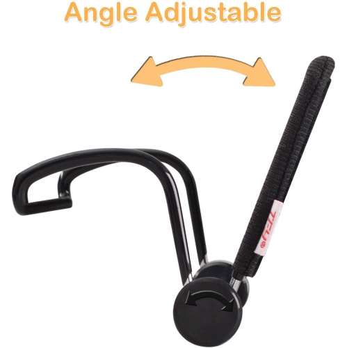 Universal Car Headrest Mount Holder with Angle- Adjustable Holding Clamp for 7-10 Inch Swivel Screen Portable DVD