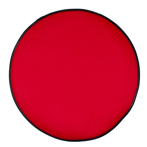 NORTHLIGHT  22" And Black Medium Premium Christmas Tree Mat In Red