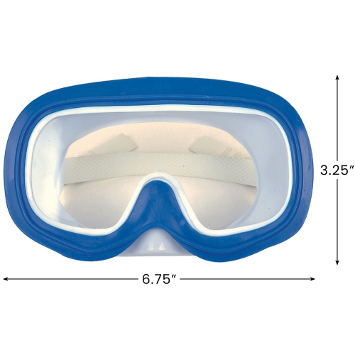 3-8 ans - masque de natation pour enfants de couleur bleue Zray