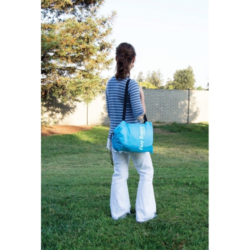 Inflatable Blue Easy Breeze Land or Water Air Sofa, 94-Inch