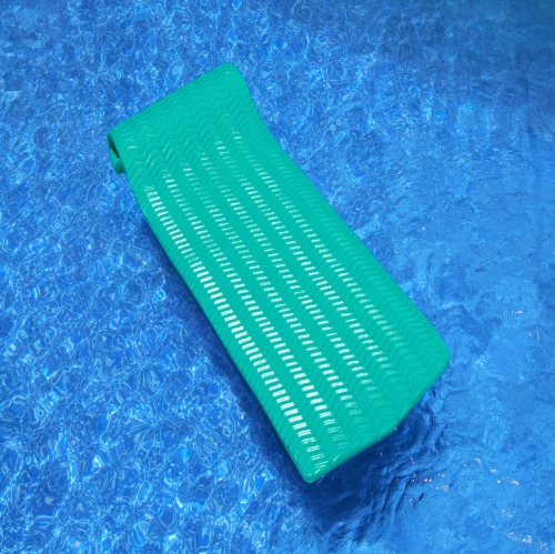 74" Water Sports Sofskin Teal Green Floating Swimming Pool Mattress Raft