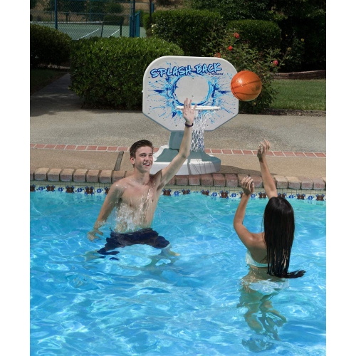 16' SplashBack Basketball and Volleyball Combo Swimming Pool Game