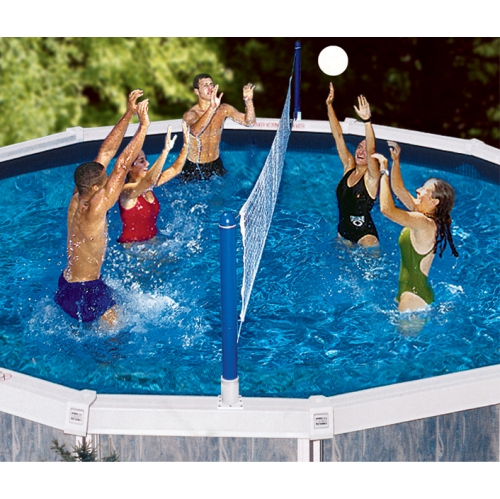 Water Sports Cross Volleyball Swimming Pool Game - Screw-in Net Supports