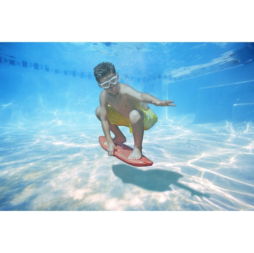 29" Red Underwater Swimming Pool Surf Board