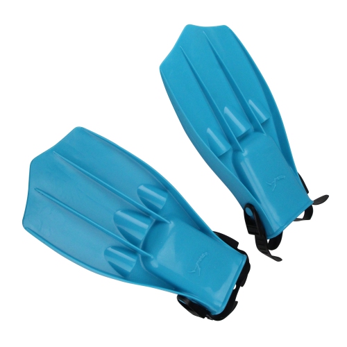 13 Florescent Blue Dolphin Recreational Children's Swim Fins