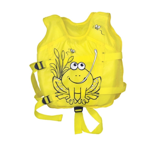 14" Yellow Intermediate Unisex Child Hungry Frog Swim Vest